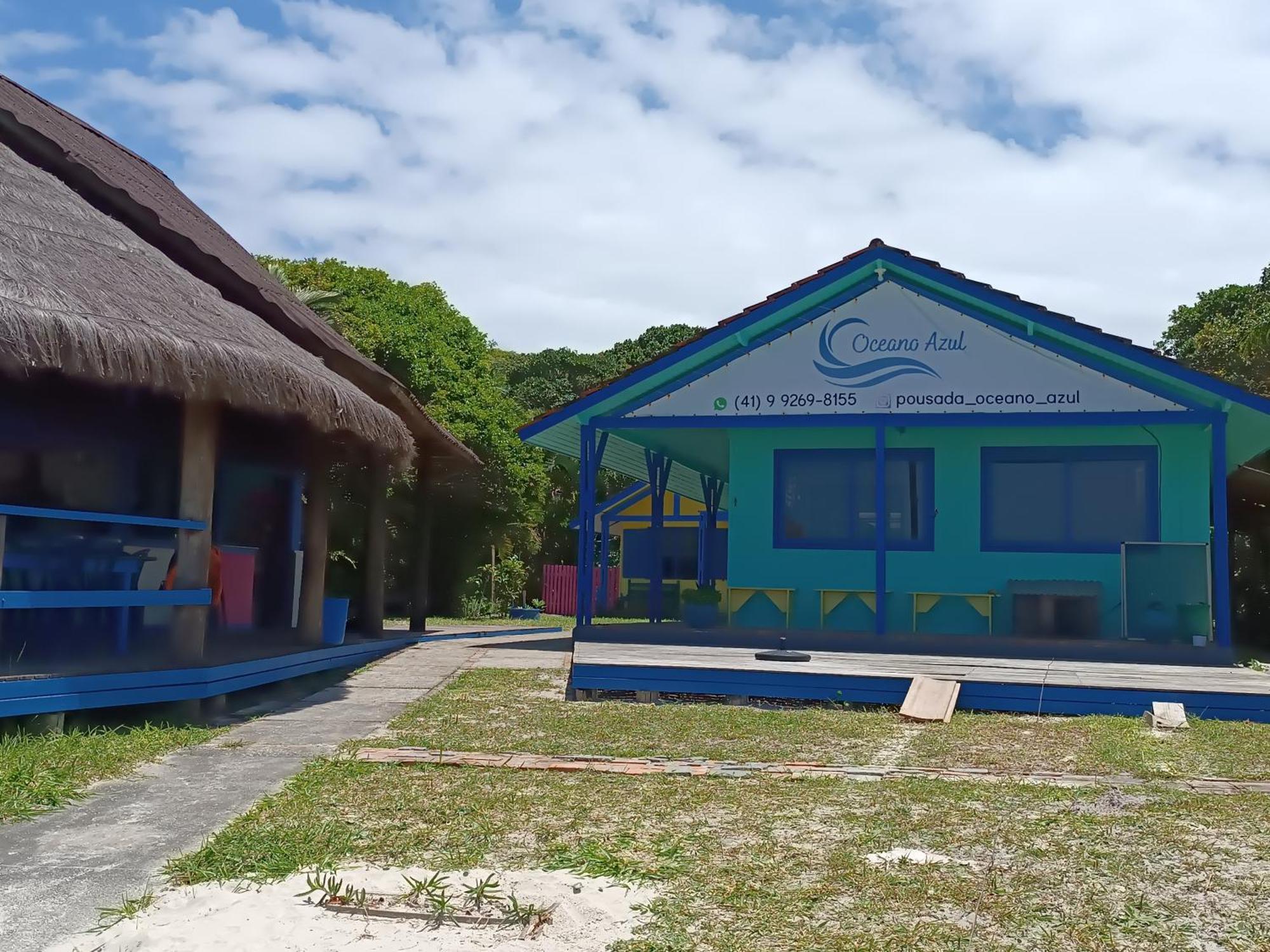 Pousada Oceano Azul, Beira Mar Иля до Мел Екстериор снимка